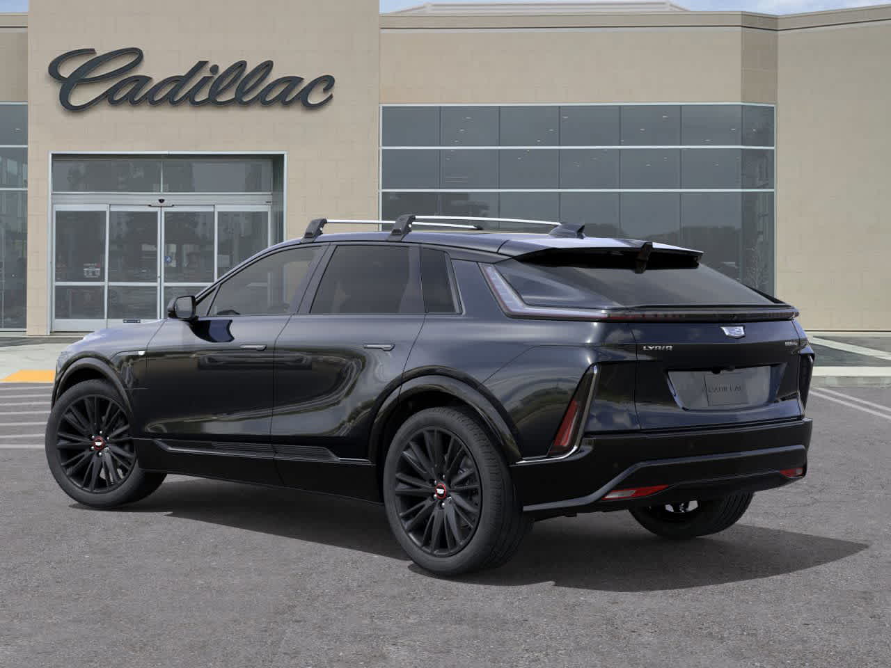 2025 Cadillac LYRIQ — rear three-quarter view